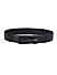 Black Textured Leather Belt